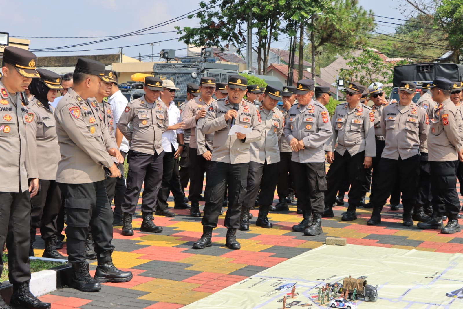 Amankan Tahapan Pemilu 2023/2024, Polres Tasikmalaya Kota Gelar Lat Pra Ops Mantap Brata 2023.