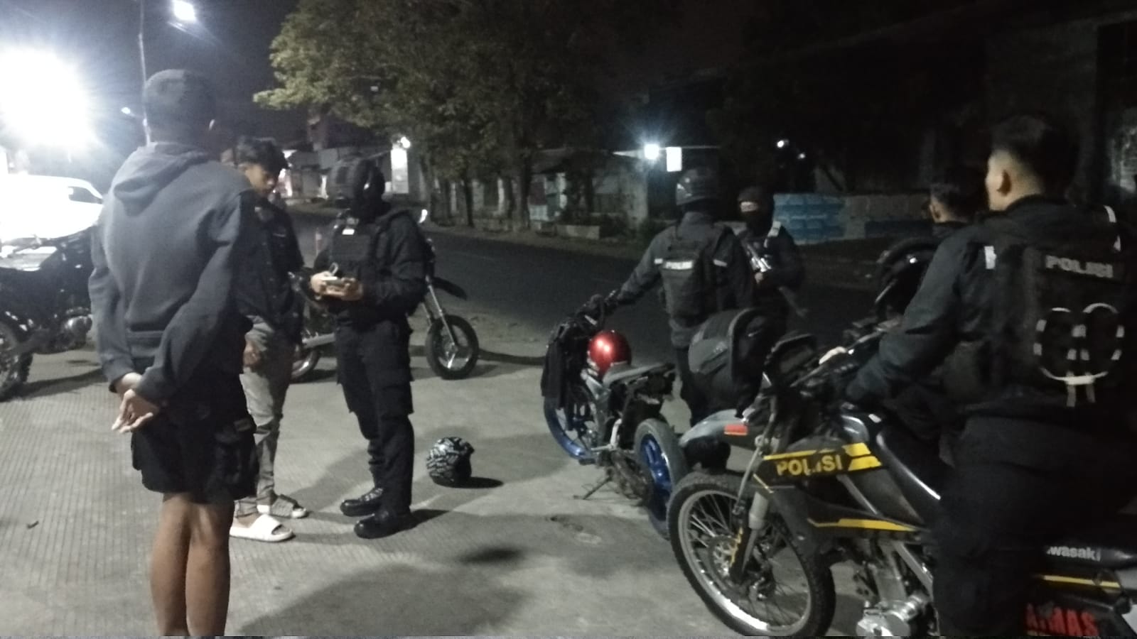Antisipasi Gangguan Kamtibmas, Polres Tasikmalaya Kota Gelar KRYD dan Patroli Malam Hingga Dinihari.