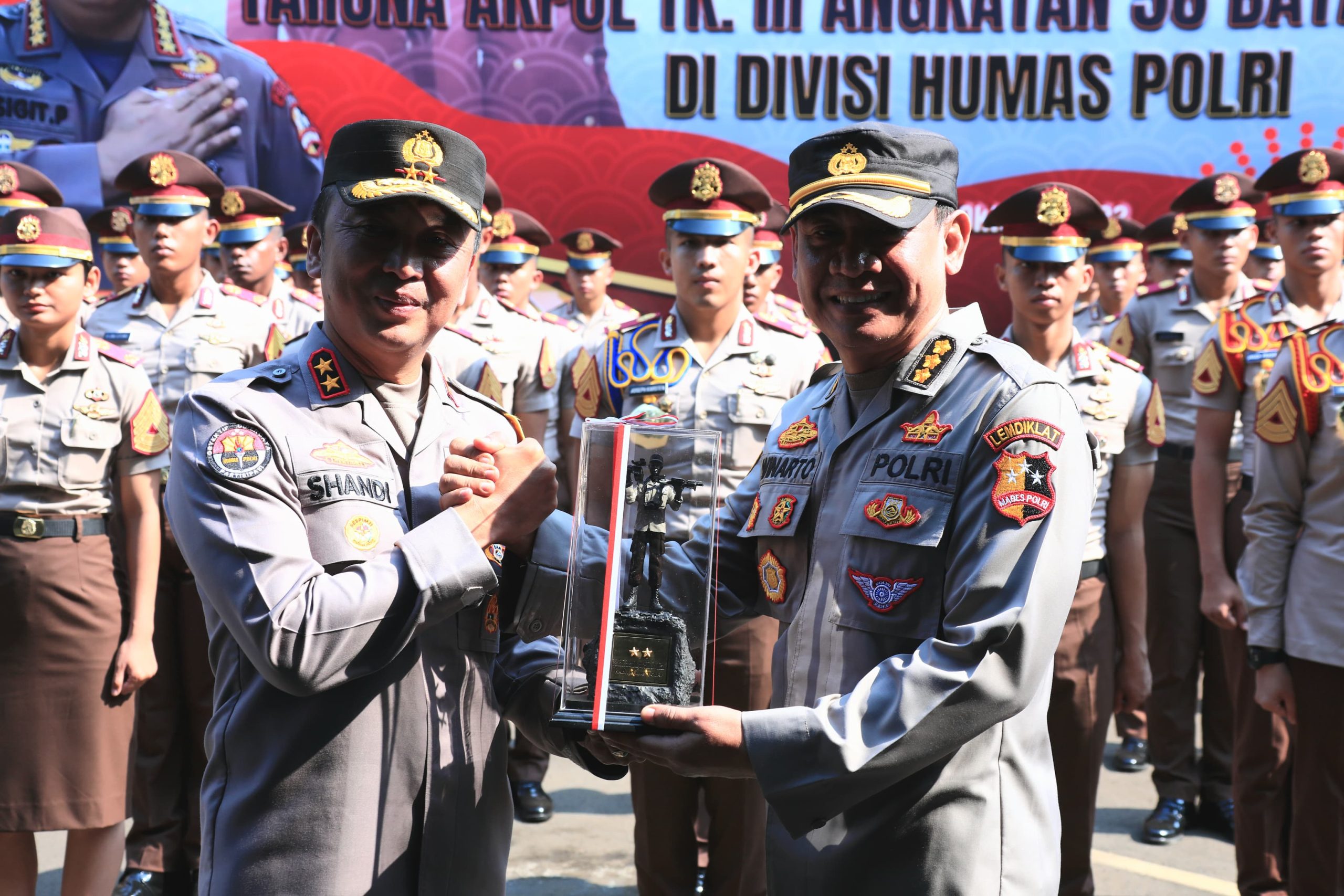 Kadiv Humas Terima Kunjungan Taruna Akpol Angkatan 56.