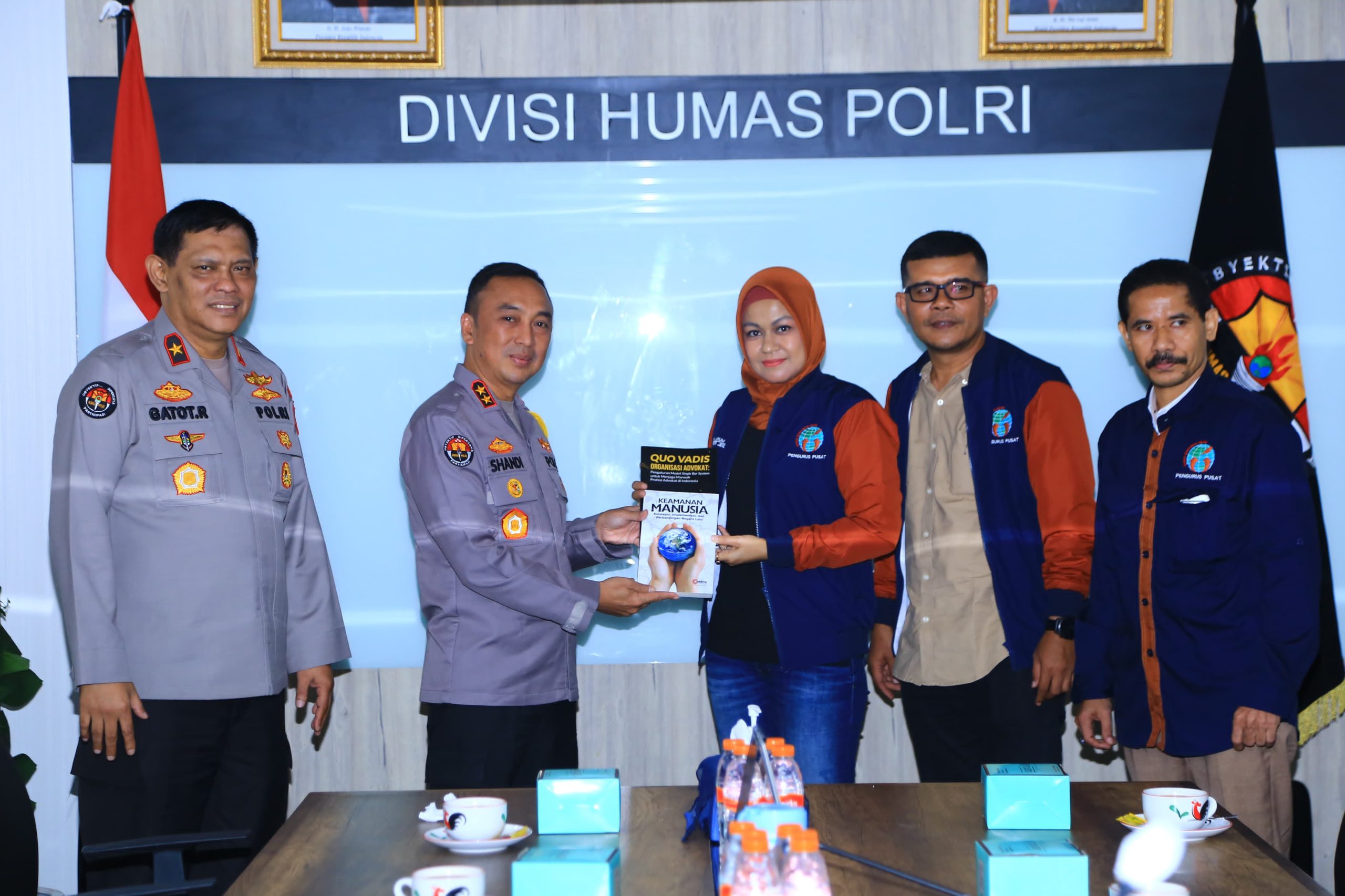 Kadiv Humas dan IWO Perkuat Komitmen Wujudkan Pemilu Damai.