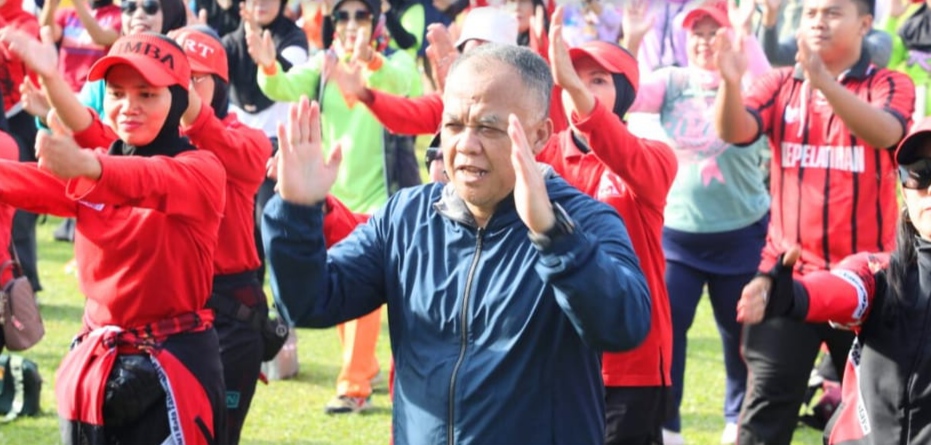 Plh Walikota Asep “Animo Masyarakat Kota Tasikmalaya Dalam Berolahraga Sangat Luar Biasa”.