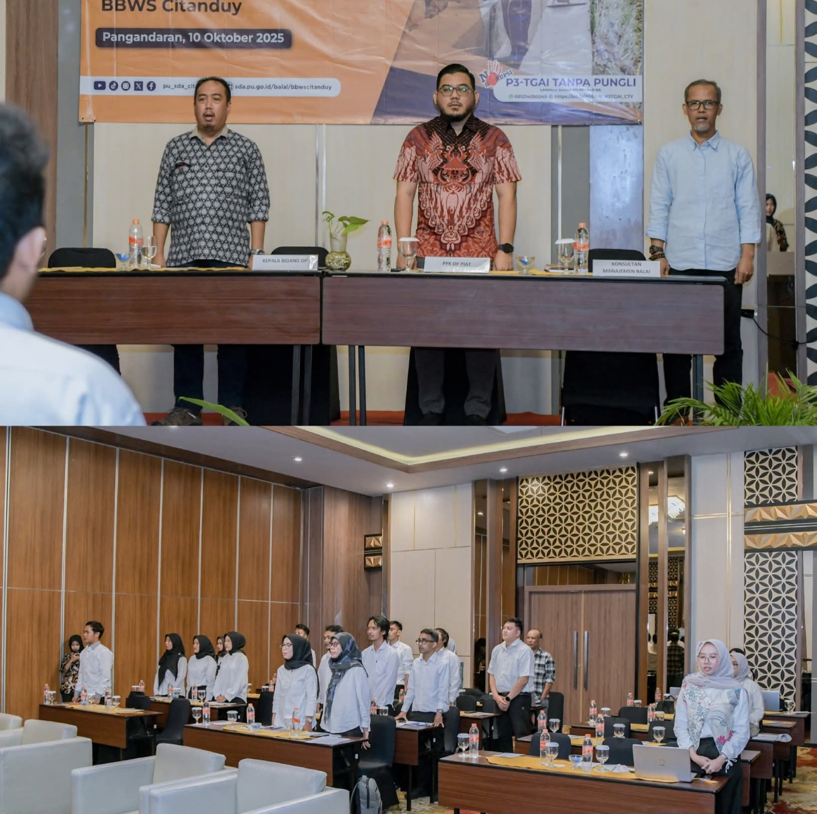 BBWS Sungai Citanduy Gelar Kegiatan Bimtek Bagi Tenaga Pendamping Masyarakat (TPM) Tahap II.